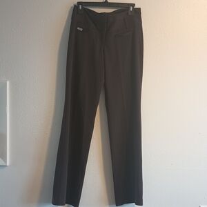 Express Editor Brown Women's Trousers Sz 2R Dress Pants Office Staple